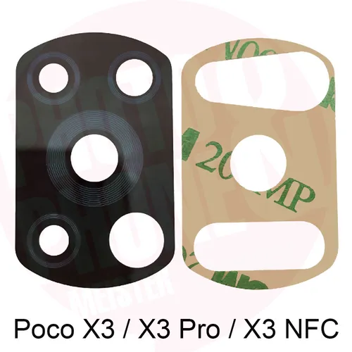Xiaomi Poco X3 / Pro / NFC Kamera Linse Glas Camera Glass Lens + Kleber