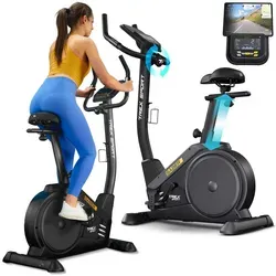 TREX SPORT Heimtrainer Fahrrad TX-750EB SABER – Ergonomisches Fitnessbike mit elektromagnetischem Widerstand