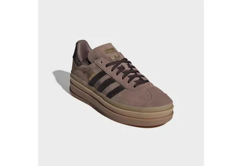 adidas Originals GAZELLE BOLD Sneaker braun 41 1/3 EU - Sportlicher Sneaker in der Größe 41 1/3, aus hochwertigem Leder gefertigt. Ideal für jeden Tag, bietet optimalen Tragekomfort und einen modernen Look.