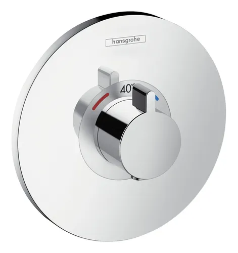 Hansgrohe Ecostat S Thermostat Unterputz - Chrom - 15755000 - Wannen- & Duscharmaturen, innovatives Thermostat für präzise Temperaturkontrolle und energieeffizienten Wasserverbrauch.