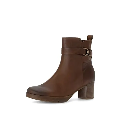 Gabor Damen Ankle Boots, Frauen Stiefeletten,Kurzstiefel,uebergangsschuhe,uebergangsstiefel,knöchelhoch,Bootee,Camel/EF (Mic/bro),36 EU / 3.5 UK
