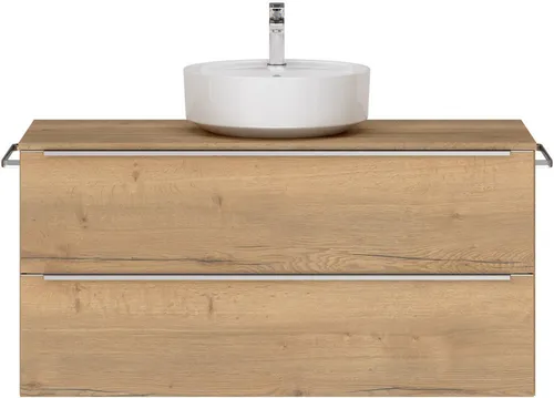 nobilia® Badmöbel-Set Alvene, (1-St., vormontiert, mit Soft-Close), in vier Breiten