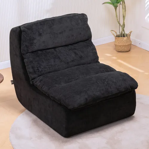 COMHOMA Relaxsessel TV-Sessel mit tiefem Sitz, Schwarz