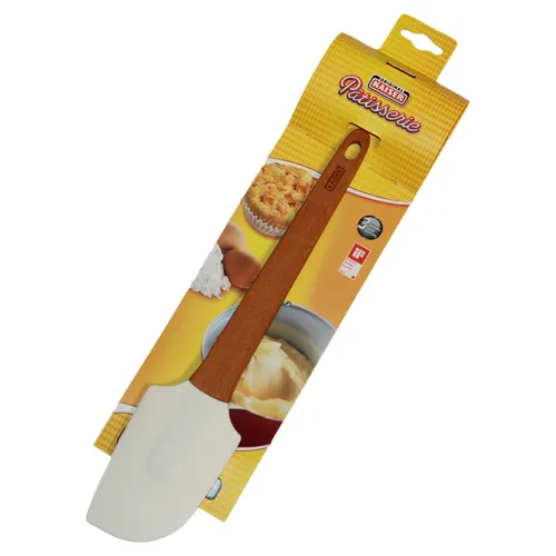 Kaiser Teigschaber Silikon Küchenschaber Teigspachtel Holzgriff Patisserie 9998