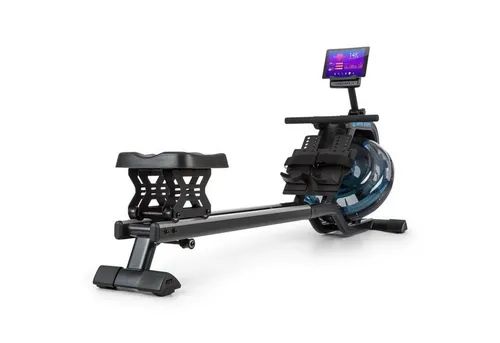 Capital Sports Rudermaschine Flow M2 – Premium Wasserrudergerät mit Trainingscomputer