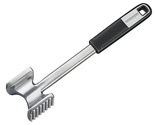 Fackelmann Fleischklopfer 26 cm SENSE - Fleischhämmer & Fleischklopfer mit rutschfestem Soft-Touch-Griff für optimalen Komfort und 2 Klopfflächen für vielseitige Anwendung - ideal für zartes Schnitzel und dicke Steaks.