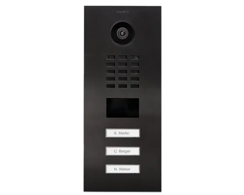 DoorBird D2103V Video-Türsprechanlage - Türsprechanlage mit HD Video und App-Steuerung, ideal für Sicherheit und Komfort. Temperaturbeständig und regenwassergeschützt, perfekt für jedes Zuhause.