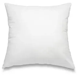 wometo premium-line Feder- & Daunenkissen 85% Federn 15% Daunen 45x45 - 500 g Füllkissen Bezug Baumwolle weiß / Innenkissen / Kissenfüllung / kleine Sofaki