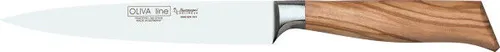 Burgvogel Oliva Line Schinkenmesser 18 cm - Messersets: Professionelles Schinkenmesser aus hochwertigem Olivenholz und rostfreiem Stahl für müheloses Schneiden von Schinken und Fleisch. Ergonomischer Griff für besten Komfort.