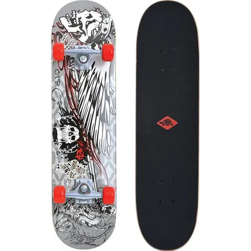 Schildkröt Skateboard Kicker 31 - Cruiserboard für Einsteiger mit 9-lagigem Ahornholz-Deck, konkaver Form und Doppel-Kick für optimale Kontrolle beim Fahren.