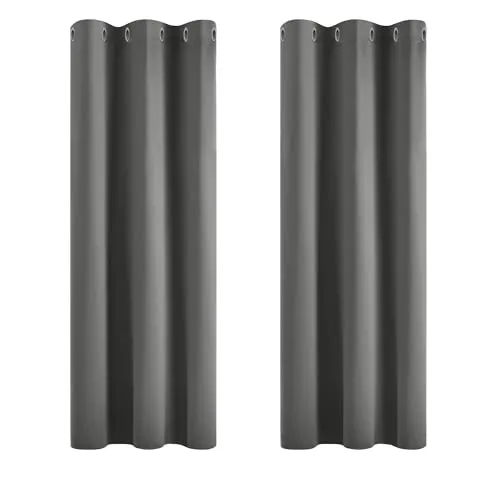 Vorhänge & Gardinen Grau von Deconovo