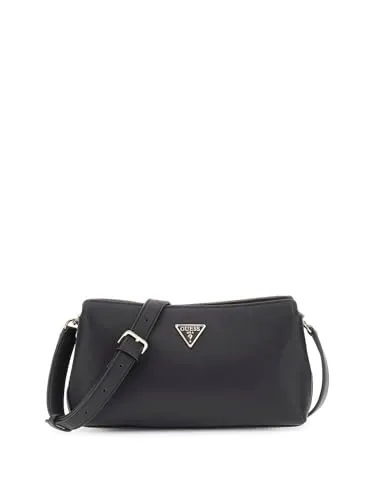 Guess Umhängetasche Crossbody Top Zip - Elegante Begleiterin - Umhängetasche von GUESS in Schwarz, ideal für jeden Anlass. Mit verstellbarem Schulterriemen und praktischem Innenlayout für Karten und Essentials.