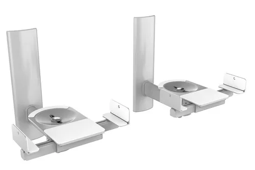 RICOO Lautsprecher-Wandhalterung LH023-S - Lautsprecher Zubehör, schwenkbare Halterung für Boxen von 135mm bis 280mm, max. 25kg Tragfähigkeit, ideal für flexibles Hören und optimalen Klang im Innenbereich.