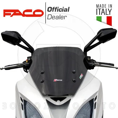 Windschutzscheibe Getönt' FACO 28340 + Set Erweiterung Kymco Xciting R 300 500