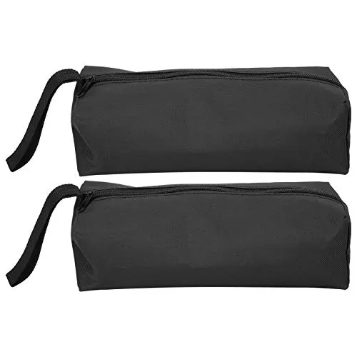 Stück Kleine Tragbare Werkzeugtasche 600D Polyester 25 x 8.5 x 7cm Tool Kits Aufbewahrungstasche mit Hängendem Riemen und Reißverschluss, Mehrzweck Verschleißfest Tool Bag, Schwarz 2