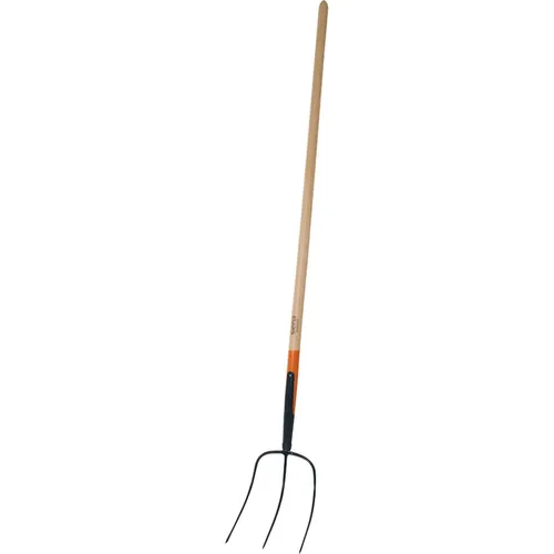 SIENA GARDEN Dunggabel mit 3 Zacken und 135 cm Stiel - Hochwertige Spatengabel aus Stahl mit ergonomischem Eschenholzgriff, ideal für Gartenarbeiten. Perfekt für die Pflege Ihres Gartens.