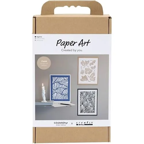 Bastelset Paper Art, natur, 1 Packung, Mulricolour