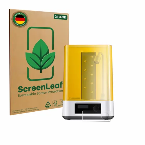 2x ScreenLeaf Displayschutzfolie für Anycubic Wash & Cure 3 nachhaltig verpackt