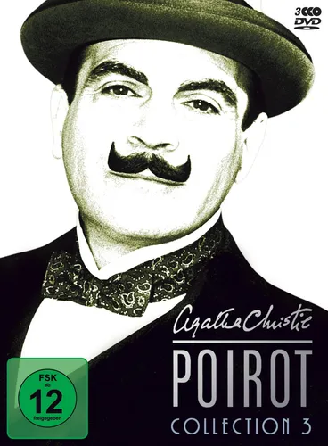 Agatha Christie - Poirot Collection 3 [3 DVDs] - Filme mit dem Meisterdetektiv Hercule Poirot: Spannende Episoden voller Rätsel und cleverer Lösungen, ideal für Krimi-Fans.