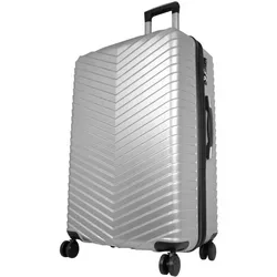 Hartschalen Trolley Aligse Silber Gr. XL mit Dehnfalte und TSA Schloss