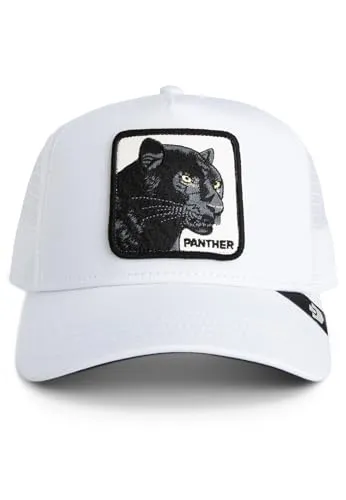 Goorin Bros. Trucker Cap Panther Blank Weiß - Stylische Trucker Cap für Herren, mit einem einzigartigen Panther-Design, das jedem Outfit einen coolen Look verleiht.
