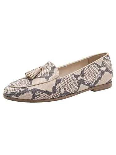 Tamaris Damen Loafer Flach, Beige, 38 EU – Stilvoll und Bequem - Elegante Slipper von Tamaris mit flachem Absatz (1,5 cm) für hohen Tragekomfort. Hochwertige Materialien vereinen Stil und Langlebigkeit. Ideal für Freizeit und Büro. Handwerkskunst in jedem Detail.