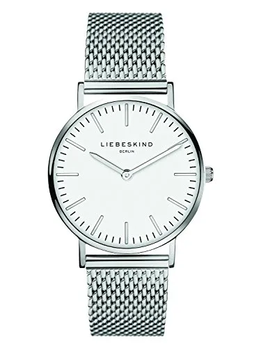 Liebeskind Berlin Armbanduhr LT-0075-MQ Silber - Elegante Damenuhr mit Edelstahlgehäuse und kratzunempfindlichem Glas, ideal für jeden Anlass. Das Easy-Change-System ermöglicht ein einfaches Wechseln des Armbands.