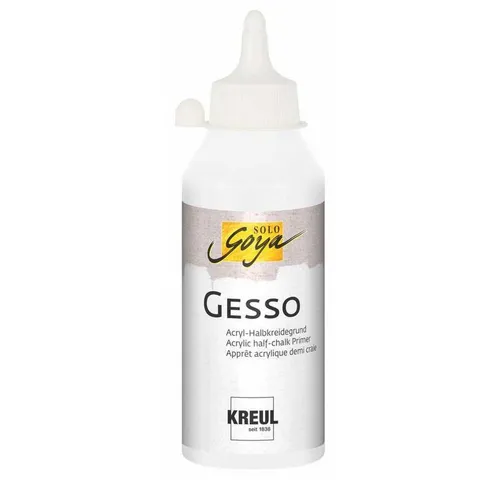 C. KREUL Effekt-Zusatz KREUL Gesso SOLO Goya Acryl Halbkreidegrund weiß 250ml Flasche