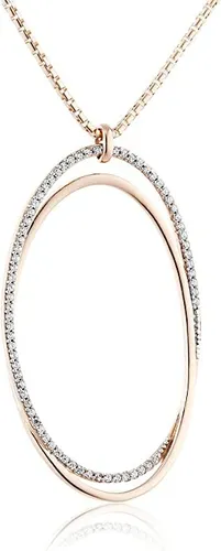 Esprit Collier Sterlingsilber 925 - Elegante Halskette mit Zirkonia - Halskette aus hochwertigem Sterlingsilber 925, verziert mit funkelnden Zirkonia-Steinen – perfekt für stilbewusste Frauen.