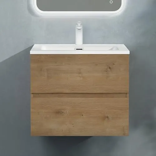 doporro Badmöbel-Set Aqualis in braun von doporro