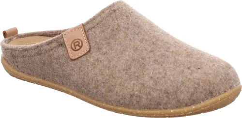 Rohde Damen Pantoffel Softfilz Tivoli-D 6860, Größe 38 EU, Braun - Hausschuhe aus recyceltem Filz mit wechselbarem Lederfußbett für optimalen Komfort – ideal für entspannte Stunden zu Hause!