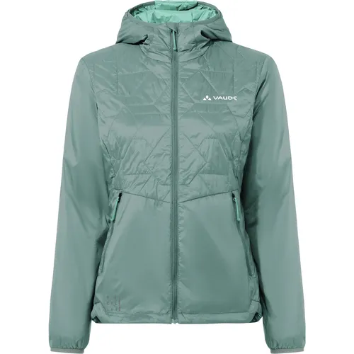 Vaude Women's Freney Jacket Vi - Kunstfaserjacke in Türkis, Gr. 36 - Funktionale Isolationsjacke für Bergsport mit PrimaLoft-Füllung. PFC- und PFAS-frei, ausgestattet mit Kapuze. Ideal für Trekking und Hochtouren. Entdecken Sie weitere Vaude Produkte bei Bergfreunde.de!