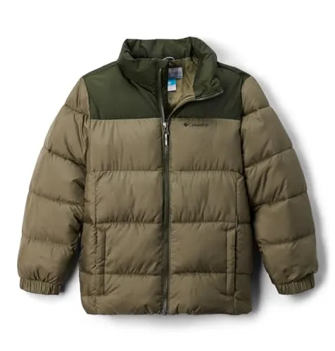 Columbia PuffectTM II Jacke für Jungen - Grün, 8 Jahre - Funktionsjacke mit ThermaratorTM-Isolierung für leichte Wärme und Komfort, ideal für kalte Temperaturen und städtische Abenteuer. PFAS-frei und umweltfreundlich.