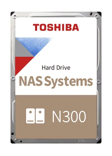 Toshiba N300 NAS Systems 20TB - Hochleistungs-Festplatte - Festplatten mit 20TB Speicher, 7200 RPM und 512MB CMR, ideal für NAS-Anwendungen und hohe Datensicherheit.