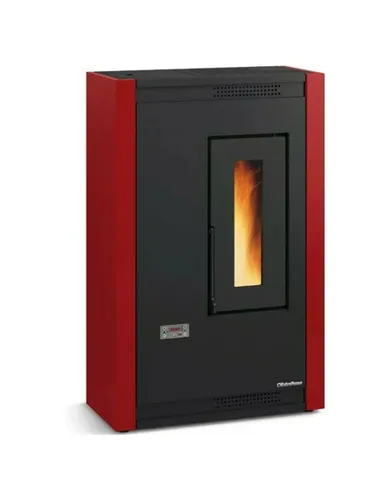 EXTRAFLAME 1292600 Kurzweilig 5.0 Ofen Pellet Luftigen Schlank Bordeaux 
