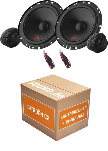 JUST SOUND JBL Stage2 64CFS Einbauset für Citroën C2