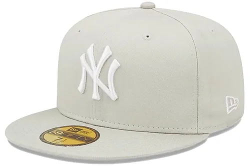 New Era Fitted Cap 59Fifty New York Yankees Beige - Stylische Fitted Cap aus 100% Polyester, Größe 8 (63,5cm), perfekt für Fans und Fashionliebhaber.