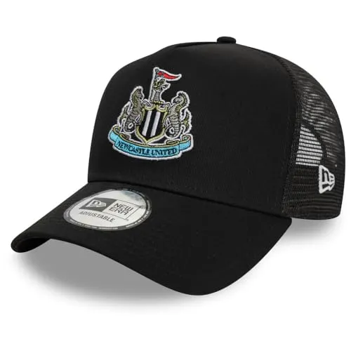 New Era Mesh Trucker Snapback Cap - Newcastle United schwarz - Stylische Baseball Cap für Herren mit verstellbarem Mesh-Trucker-Design, ideal für Fans und den perfekten Look.