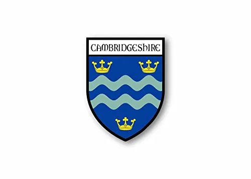 Aufkleber sticker autoaufkleber auto wappen schild flagge stadt cambridgeshire