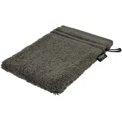 VOSSEN Waschhandschuh  Vienna Supersoft , grau , Maße (cm): B: 16