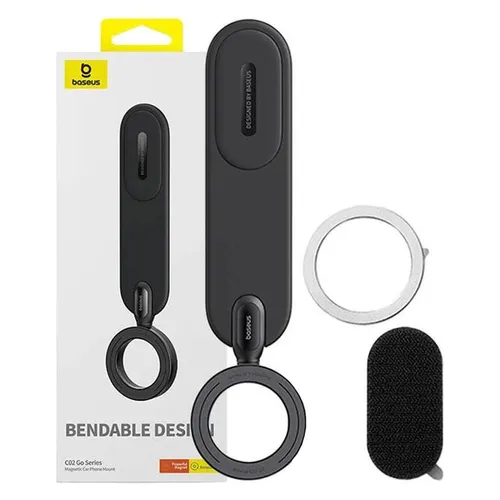 Baseus C02 Magnetic Phone Holder Car Mount (black) (C40165500111-00)