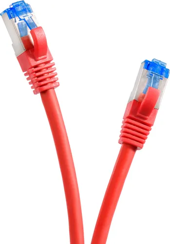TPFNet 7,5m Cat.6A Patchkabel / Netzwerkkabel S/FTP 10GBit, rot