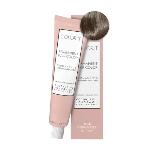 COLOR.IT by BM - Permanente Haarfarbe in Salonqualität, 100ml (7.00 Mittelblond Intensiv, 1er Pack)