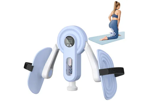 MERACH Beckenbodentrainer 2-in-1 – Oberschenkel- und Beintrainer - Vielseitiger 2-in-1 Beckenbodentrainer mit 2 Widerstandsstufen für effektives Ganzkörpertraining. Kompakt und tragbar, ideal für Fitness zu Hause oder unterwegs.