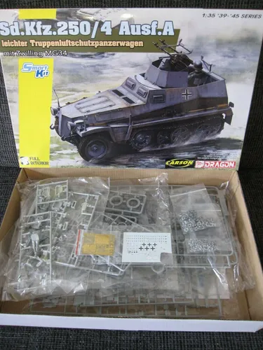 Sd.Kfz 250/4 Ausf. A mit Zwillings MG 34 von Dragon im Maßstab 1:35 *NEU*