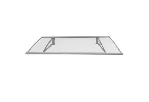 TRUTZHOLM Vordach aus Aluminium - Elegantes Türdach in Grau - Vordächer aus Aluminium in verschiedenen Größen, wetterfest und robust. Ideal für stilvollen Schutz Ihrer Haustür.