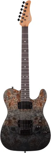 Schecter PT Standard Black Fade Burst Burl E-Gitarre | Neu
