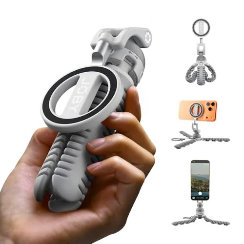 Joby PZ01 MagSafe Octopus Saugstativ Grau