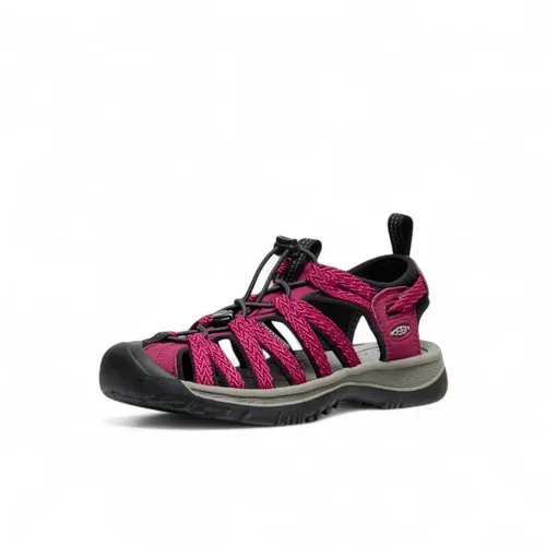 Keen Sandale Whisper - Wasserdichte Damen-Sandale mit Schnellschnürsystem - Wanderschuhe für leichte Wanderungen, ideal für jeden Gelände-Typ mit Eco Anti-Odour für natürliche Geruchskontrolle und konturierter Passform für sicheren Halt.