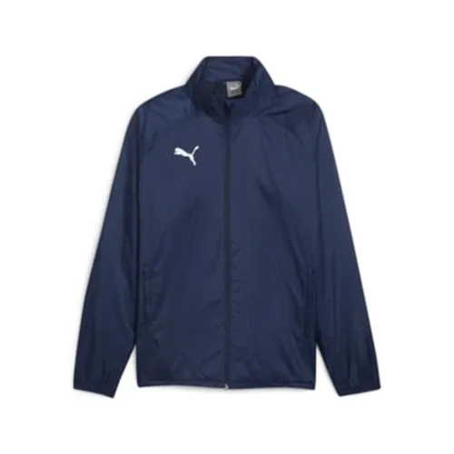 Puma Teamgoal All Weather Jack Herren - Marine - Sportjacke für Herren mit dryCELL-Technologie für optimale Feuchtigkeitsregulierung. Ideal für alle Outdoor-Aktivitäten, bietet Schutz vor Wind und Regen.
